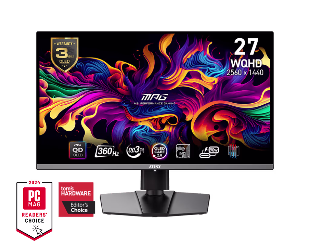 MSI MPG 272URX QD-OLED 27” 4K Gaming Monitor | 240Hz OLED
