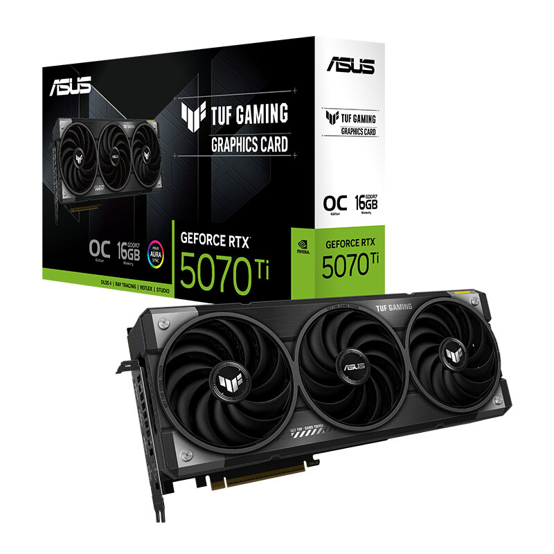 ASUS TUF RTX 5070 Ti 16GB OC Graphics Card | GDDR7 DLSS 4 GPU
