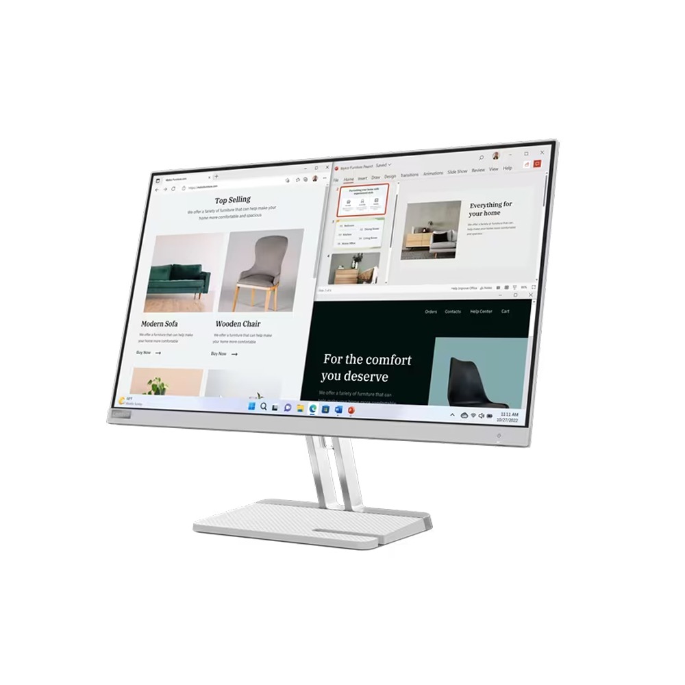Lenovo L24e-40 23.8” FHD Monitor | 100Hz Slim VA Display